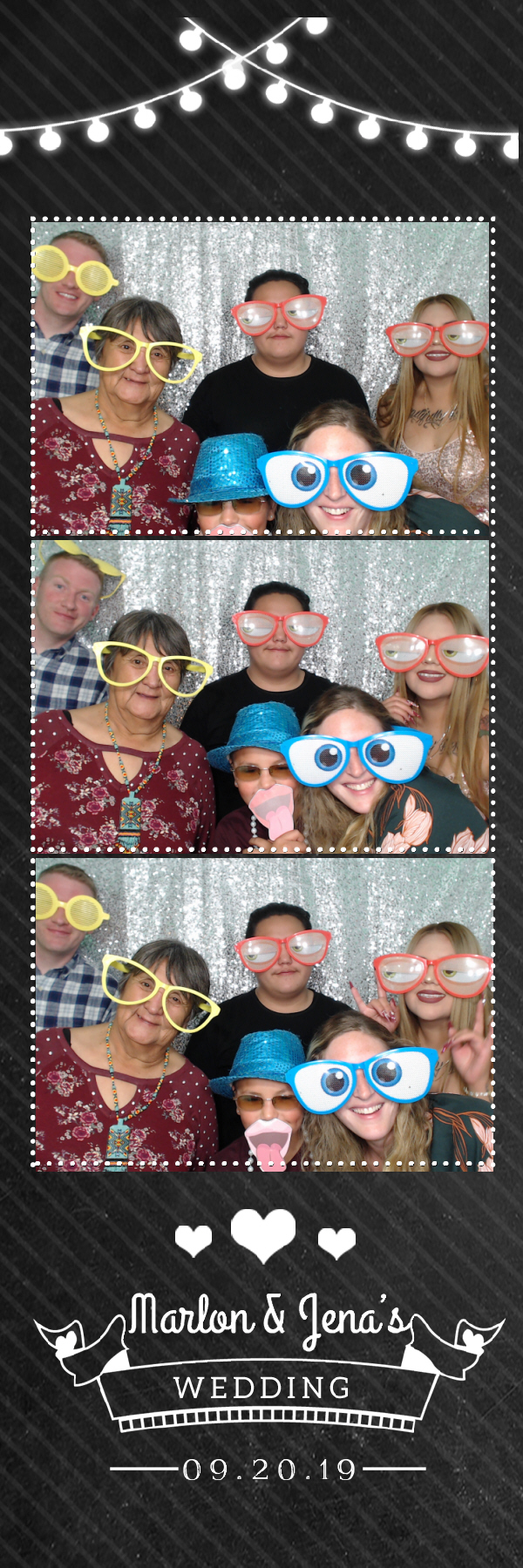 Jena and Marlon's Wedding | View more photos from the event at gallery.photoboothbillings.com/u/PhotoBoothBillings/Jena-and-Marlons-Wedding
